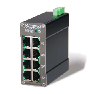 Switch non géré 8p 8xRJ45 10/100, rail DIN, métal-Lire la description