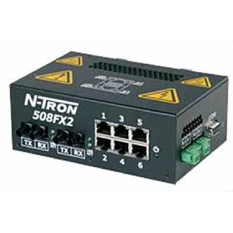Switch non géré 8p 6xRJ45 10/100, 2xFIBRE s.mode ST 40 km-Lire la description
