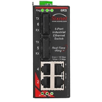 Switch surveillé 6p 4xRJ45 10/100, 2xFIBRE s.mode ST 20 km-Lire la description