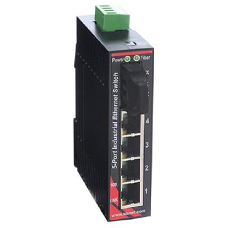 Switch non géré 5p 4xRJ45 10/100, 1xFIBRE m.mode ST 4 km, métal-Lire la description
