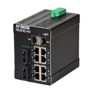 Switch géré 18p 14xRJ45 10/100, 2xFIBRE m.m. ST 2 km, 2xSFP G.bit, HV-Lire la description