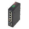 Switch non géré 5p 5xRJ45 10/100, rail DIN, IP30, Plast.