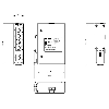 Switch non géré 5p 5xRJ45 10/100, rail DIN, IP30, Plast.