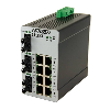 Switch non géré 11p 8xRJ45 10/100, 3xFIBRE s.mode ST 40 km