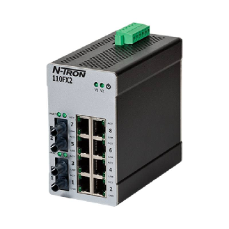 Switch non géré 10p 8xRJ45 10/100, 2xFIBRE s.mode ST 80 km-Lire la description