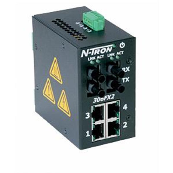 Switch non géré 6p 4xRJ45 10/100, 2xFIBRE singlemode ST, 40 km-Lire la description