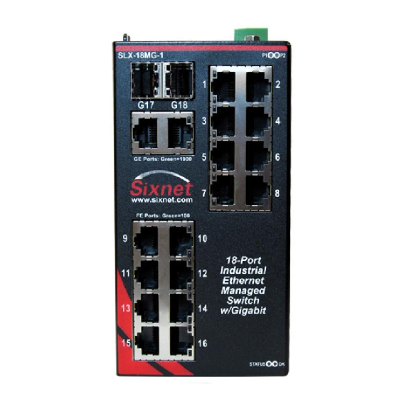 Switch géré 18p 16xRJ45 10/100 (2 FIBRE), 2xRJ45 Giga (2 FIBRE Giga)-Lire la description