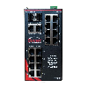 Switch géré 18p 16xRJ45 10/100 (2 FIBRE), 2xRJ45 Giga (2 FIBRE Giga)