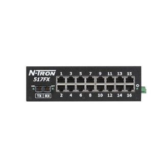 Switch surveillé PC 17p 16xRJ45 10/100, 1xFIBRE s.m. SC 80 km, N-VIEW-Lire la description