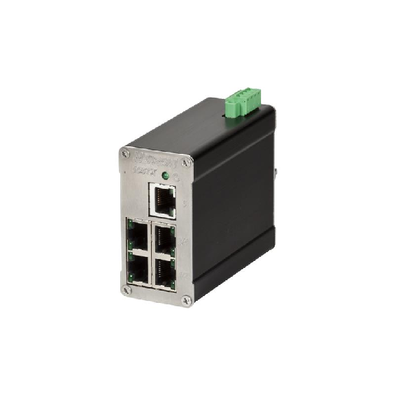 Switch non géré 5p 5xRJ45 10/100, opt MDR, rail DIN, métal-Lire la description