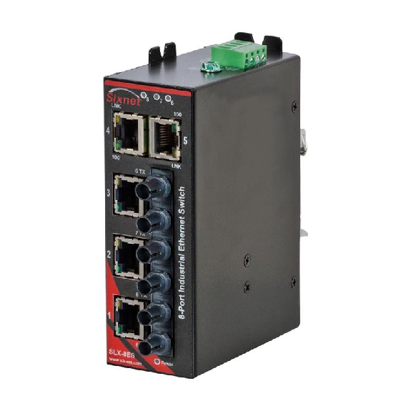 Switch non géré 8p 5xRJ45 10/100, 3xFIBRE s.mode SC 40 Km, métal-Lire la description