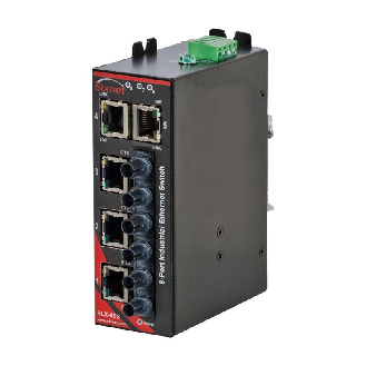 Switch non géré 8p 5xRJ45 10/100, 3xFIBRE s.mode SC 40 Km, métal-Lire la description