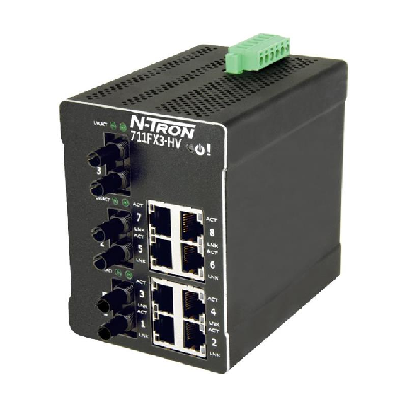 Switch géré 11p 8xRJ45 10/100, 3xFIBRE s.mode ST 40 km, HV-Lire la description