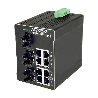 Switch géré 11p 8xRJ45 10/100, 3xFIBRE s.mode ST 40 km, HV-Lire la description