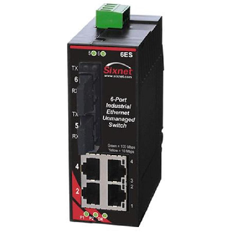 Switch non géré 6p 4xRJ45 10/100, 2xFIBRE m.mode SC 4 km-Lire la description