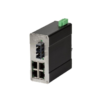 Switch non géré 5p 4xRJ45 10/100, 1xFIBRE s.mode SC, 80 km-Lire la description