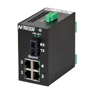 Switch non géré 5p 4xRJ45 10/100, 1xFIBRE m.mode ST 2 km-Lire la description