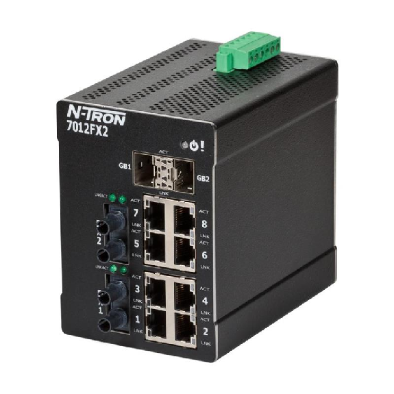 Switch géré 12p 8xRJ45 10/100, 2xFIBRE s.m. ST 40 km, 2xSFP G.bit-Lire la description