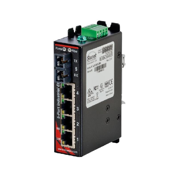 Switch non géré 5p 4xRJ45 10/100, 1xFIBRE m.mode SC 4 km, métal Switch non géré 5p 4xRJ45 10/100, 1xFIBRE m.mode SC 4 km, métal-Lire la description