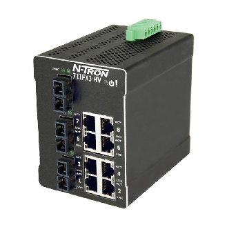 Switch géré 11p 8xRJ45 10/100, 3xFIBRE s.mode SC 80 km, HV-Lire la description