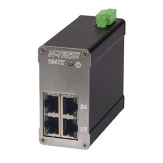 Switch non géré 4p 4xRJ45 10/100, 10-30DC, IP20, -40° à 70°C,rail DIN-Lire la description