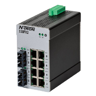 Switch non géré 10p 8xRJ45 10/100, 2xFIBRE s.mode SC 80 km-Lire la description