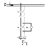 Démarreur moteur, inversion de marche, protection thermique, Cde24Vdc