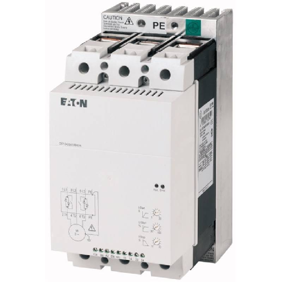 Démarreur progressif, 3p, 160A, 200-480VAC, Us=24VAC/DC Démarreur progressif, 3p, 160A, 200-480VAC, Us=24VAC/DC-Lire la description