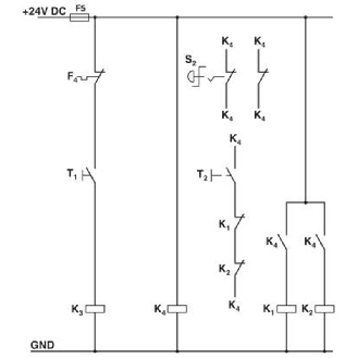 Démarreur moteur AC triphasés jusqu'à 500 VAC et 2,4 A / Cde 24VDC-Lire la description
