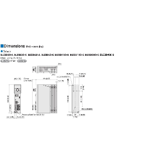 Servodrive BLE2, AC monophasé 100-120 VAC 120 W-Lire la description