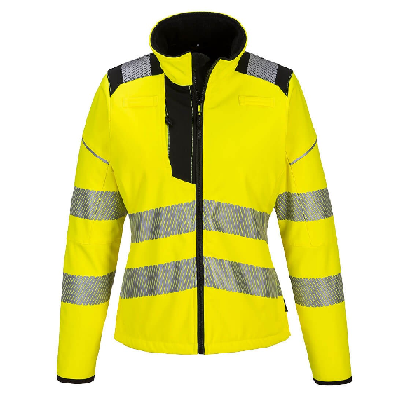 Portwest - Softshell haute visibilité PW3 pour Femmes Portwest - Softshell haute visibilité PW3 pour Femmes-Lire la description