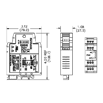 Contrôleur de vitesse 0,1 Hz - 25 kHz, Relais 5A, Alim 9-32Vdc-Lire la description