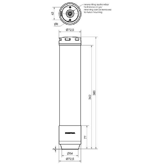 eSIGN IO-Link 15 Segments MC Sirène 105dB 24VDC Ø72mm M12 4P-Lire la description