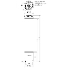 eSIGN IO-Link 15 Segments MC Sirène 105dB 24VDC Ø72mm M12 4P