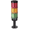 KS72 Classic BM 24VAC/DC GN/YE/RD IP65 Ø70mm NOIR