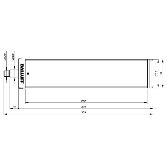 Colonne de signalisation à LED 5ET, IO-Link, 24Vdc, IP65-Lire la description