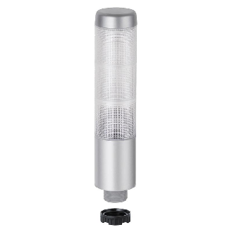 K37cl sr câble 24VAC/DC VERT/ORANGE/ROUGE 85dB pulsé IP65 Ø37,5mm ARG-Lire la description
