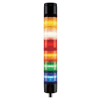 Feu fixe à Leds incluses 230Vac Jaune, Ø70mm-Lire la description