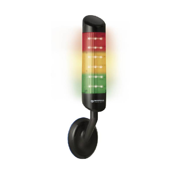 CleanSIGN WM continu 85dB 24VDC VERT/ORANGE/ROUGE IP67,IP69K NOIR CleanSIGN WM continu 85dB 24VDC VERT/ORANGE/ROUGE IP67,IP69K NOIR-Lire la description
