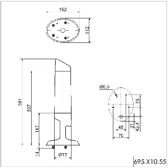 CleanSIGN BM continu 85dB 24VDC MULTICOLORE IP67,IP69K NOIR-Lire la description