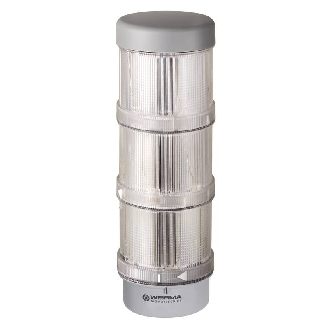 KS72 Design BWM 24VAC/DC GN/YE/RD IP65 Ø70mm ARGENTE-Lire la description