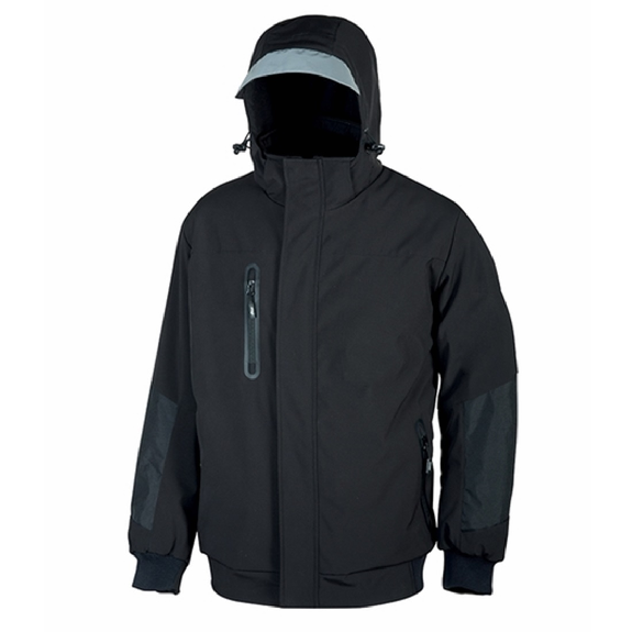 U-Power - Veste en tissu Softshell Stretch noir BLAZE-Lire la description