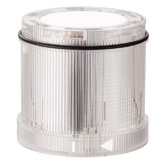 TwinFLASH Design 24VDC ROUGE IP65 Ø70mm TRANSPARENT-Lire la description