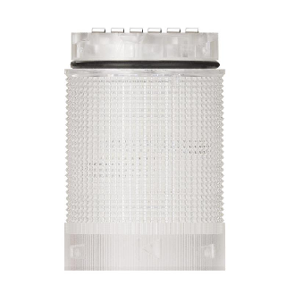 TwinFLASH cl 24VDC VERT IP66 IP69K Ø40mm TRANSPARENT-Lire la description