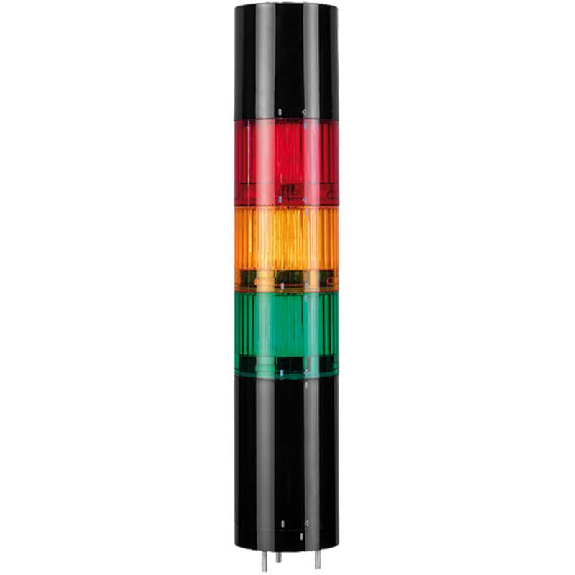 Modlight50 Pro, Colonne lumineuse LED vert, jaune, rouge, buzzer Modlight50 Pro, Colonne lumineuse LED vert, jaune, rouge, buzzer-Lire la description