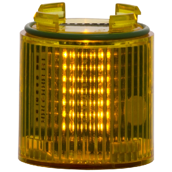 Feu BABYTWS JAUNE S CO V24DAC IP65 Ø36mm-Lire la description