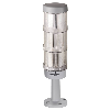 KS72 Design BM 24VAC/DC GN/YE/RD IP65 Ø70mm ARGENTE