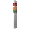 Mât de signalisation deSIGN42 EM 24VDC ROUGE/ORANGE/VERT Ø42mm