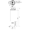 eSIGN IO-Link 9 Segments MC 24VDC Ø72mm M12 4P