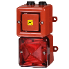 Combiné xénon 5J/110 dB TONAFLASH 230 ±10% Vca - Rouge - 64 sons